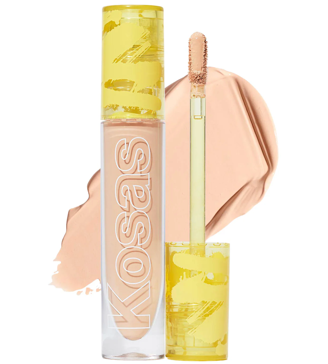Kosas Concealer | Tone 3.8 N - light medium with neutral peach undertones