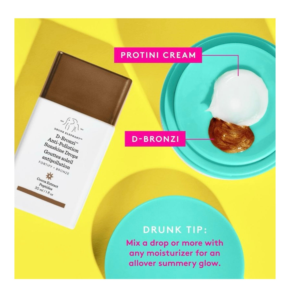 Drunk Elephant - D-Bronzi™ Anti-Pollution Bronzing Drops with Peptides
