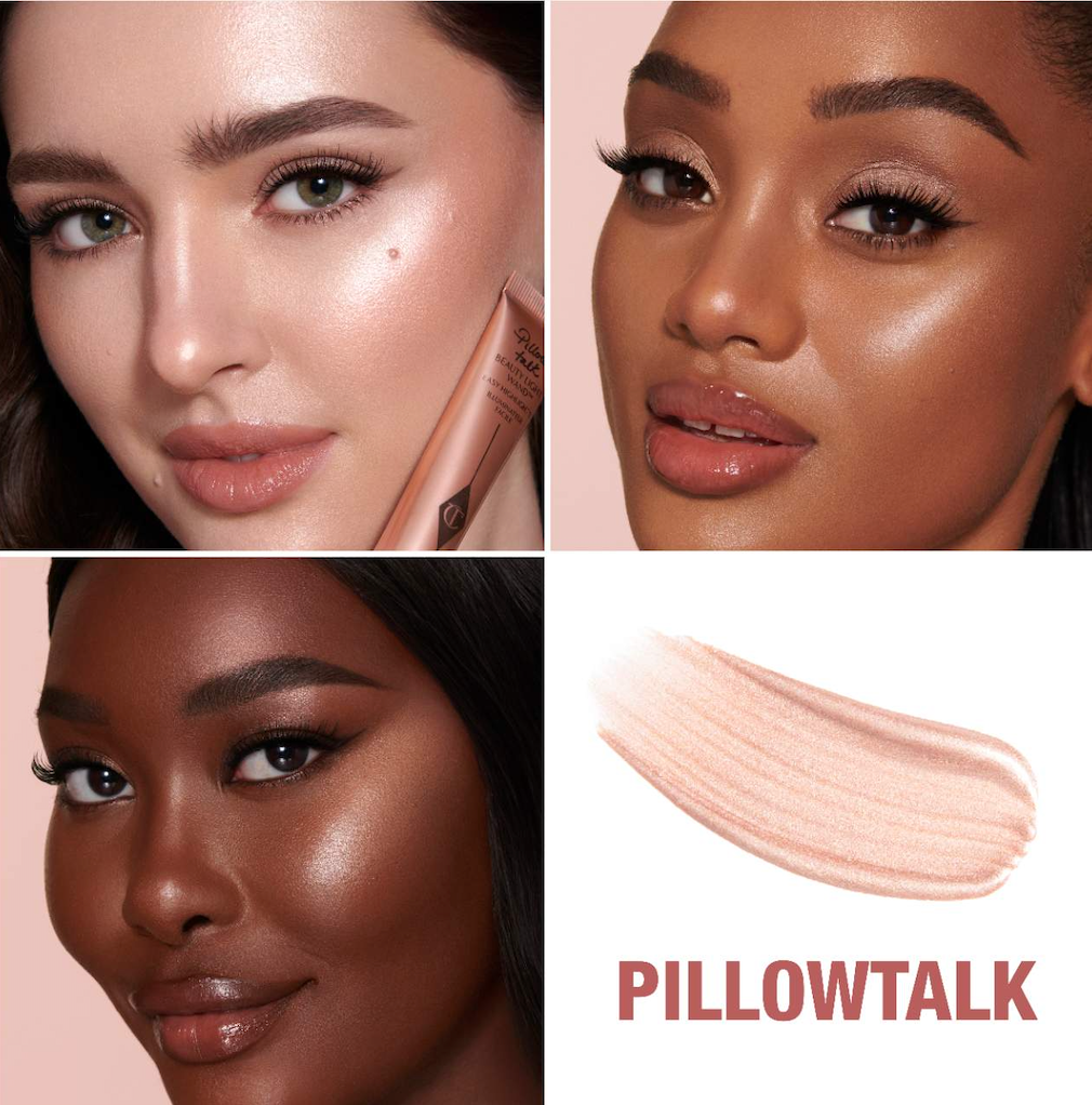 Charlotte Tilbury - Beauty Highlighter Wand | Pillow Talk - soft rose gold highlight