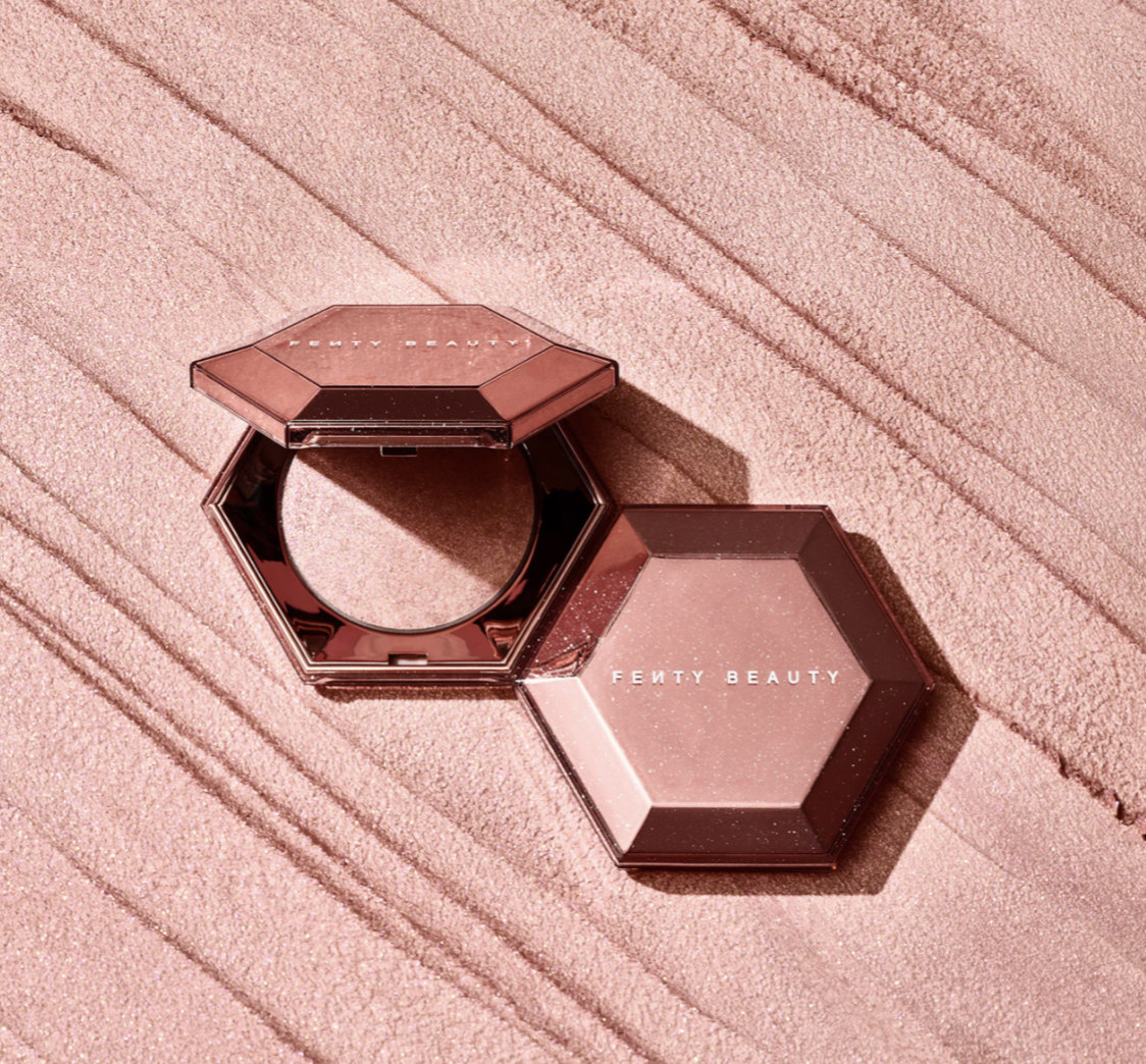Fenty - Diamond Bomb All-Over Diamond Veil | Rosé Rave - pure pink & gold sparkle