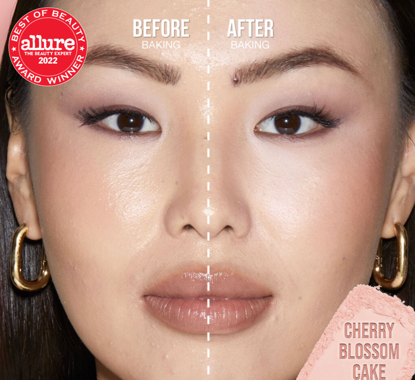 Huda Beauty - Easy Bake Pressed Brightening And Setting Powder | Cherry Blossom