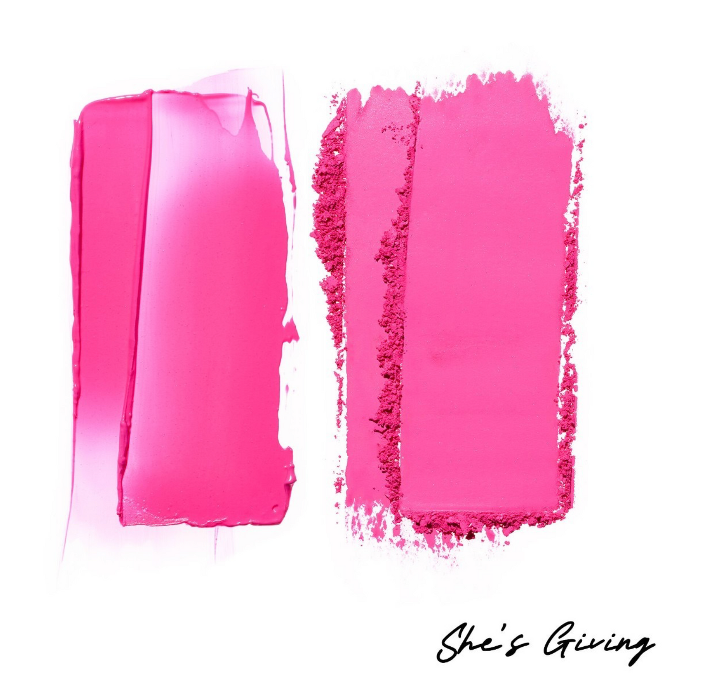 Patrick Ta - Major Headlines - Double-Take Creme & Powder Blush Duo | She's Giving (vibrant blue pink)