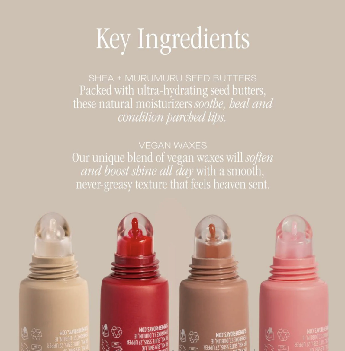 Summer Fridays - Lip Butter Balm for Hydration & Shine | Vanilla Beige
