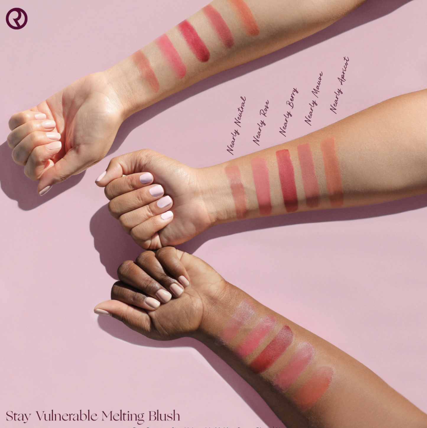Rare Beauty - Stay Vulnerable Melting Cream Blush | Nearly Apricot - muted coral