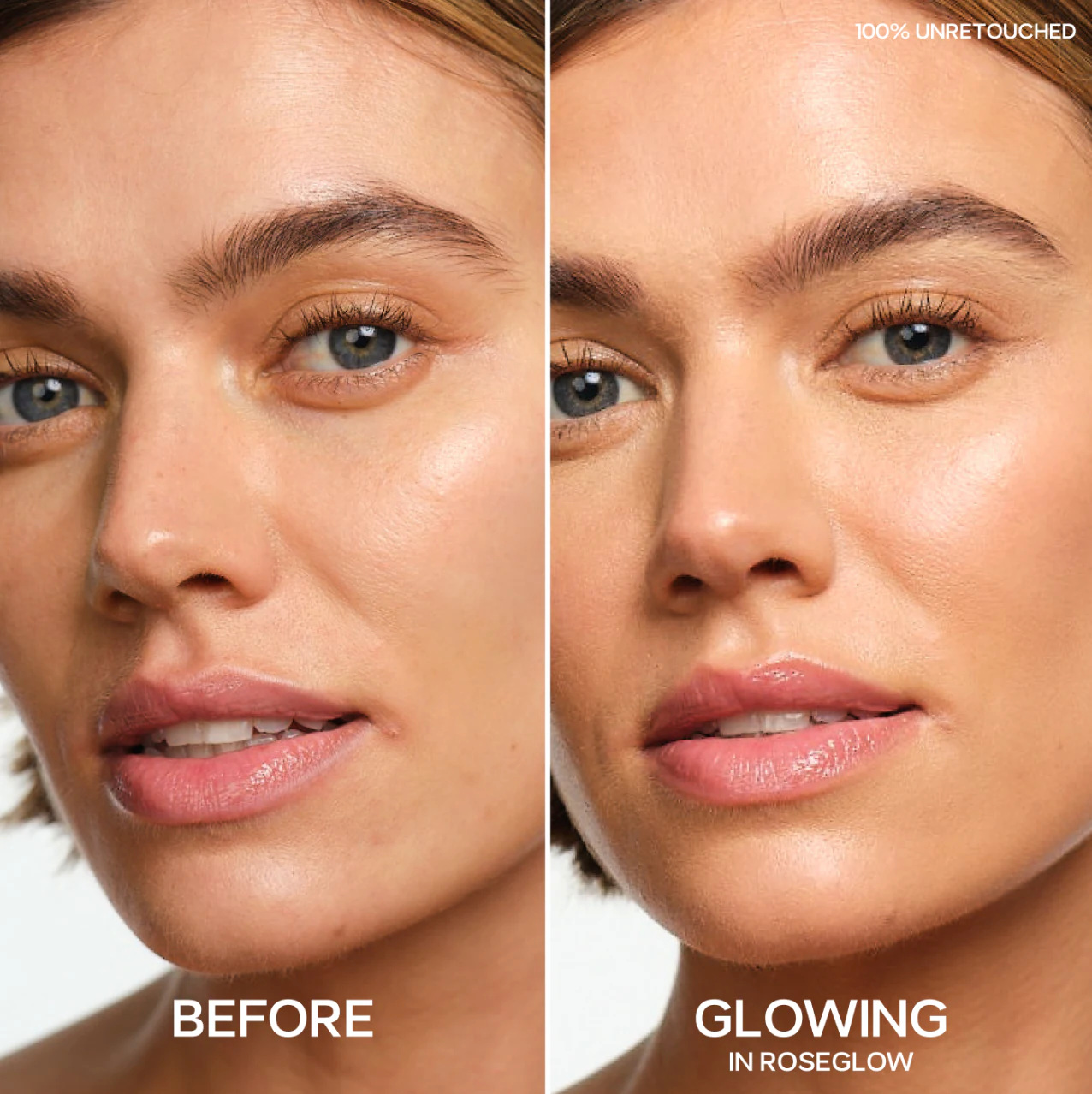 Saie Glowy Super Gel Lightweight Dewy Multipurpose Illuminator | Roseglow - universal rose gold glow