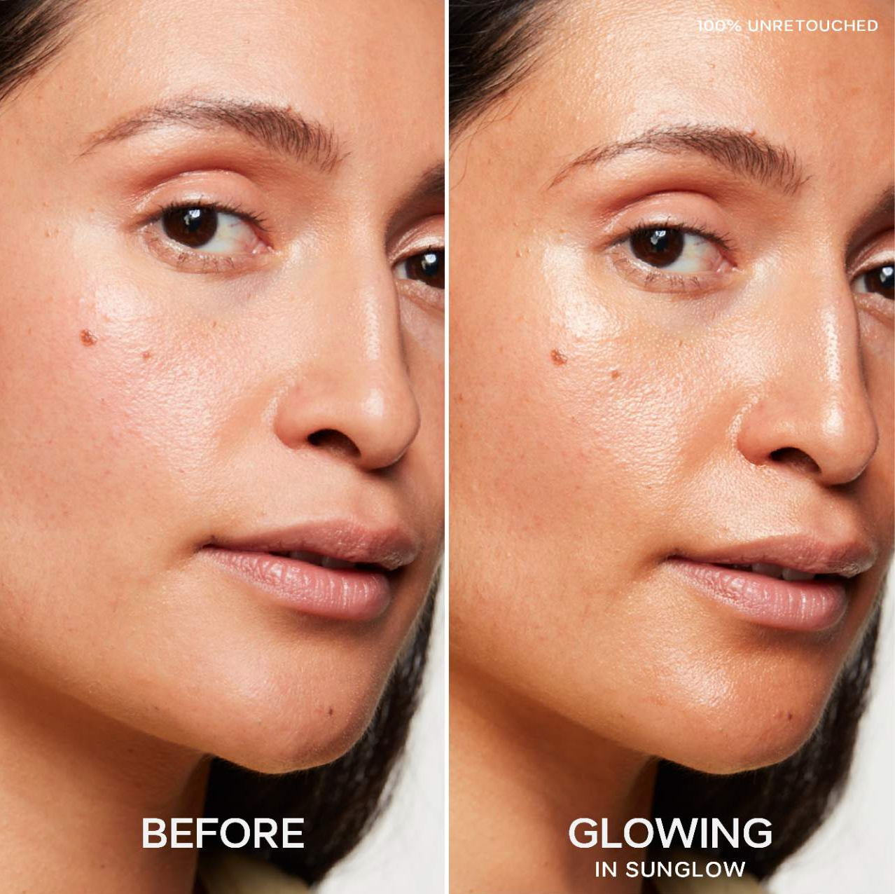 Saie Glowy Super Gel Lightweight Dewy Multipurpose Illuminator | Sunglow - warm golden bronze