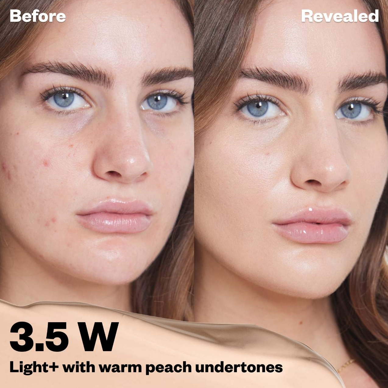 Kosas Concealer | Tone 3.5 W - light+ with peachy golden undertones