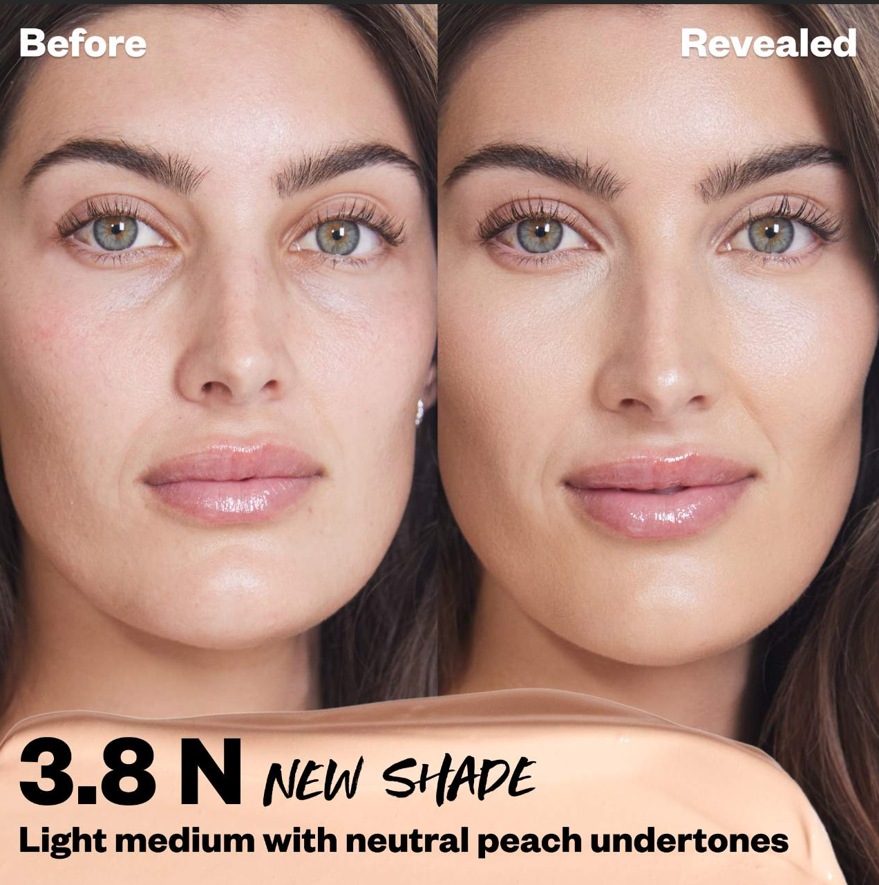 Kosas Concealer | Tone 3.8 N - light medium with neutral peach undertones