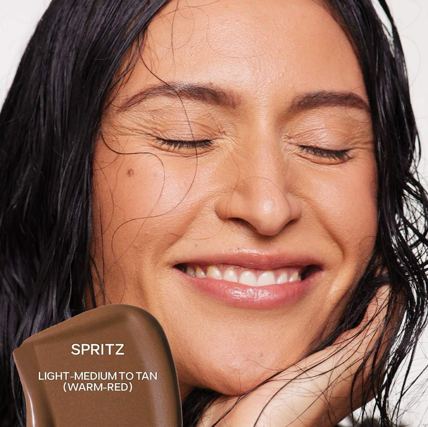 Saie - Dew Bronze Soft-Focus Liquid Bronzer | Spritz - light-medium to tan with warm undertones