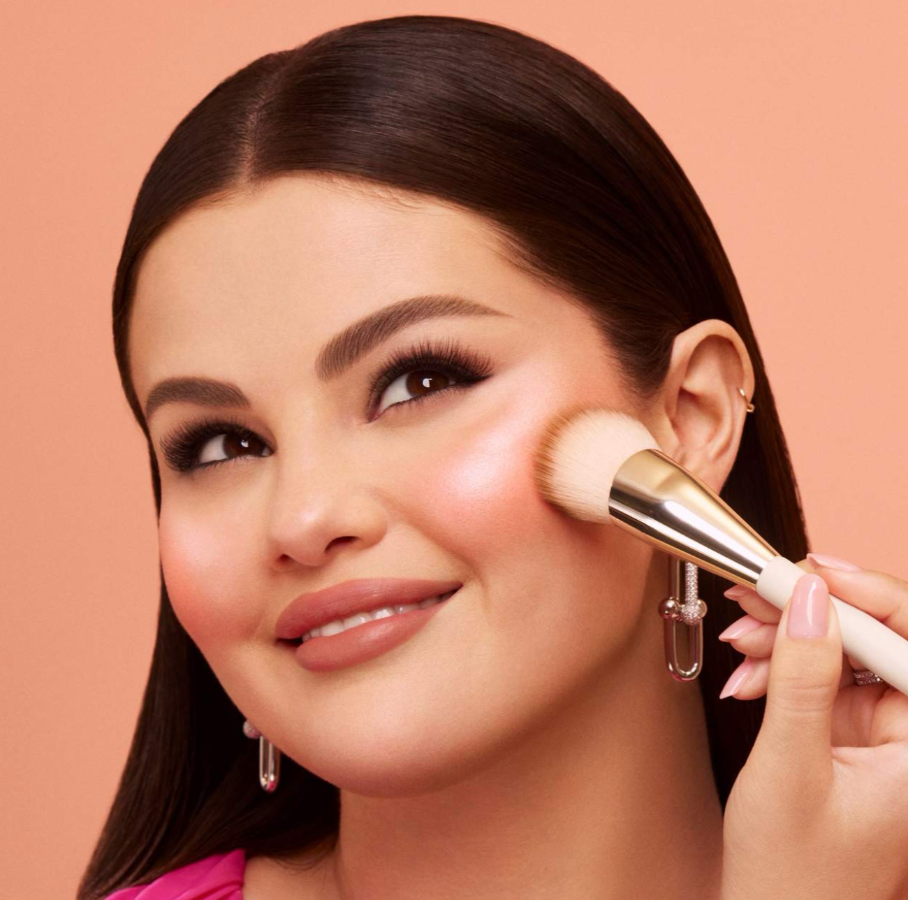 Rare Beauty - Soft Pinch Luminous Powder Blush | Cheer (Selena's custom shade) - light warm pink
