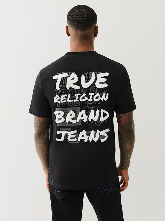 TRUE RELIGION - SILICONE LOGO TEE