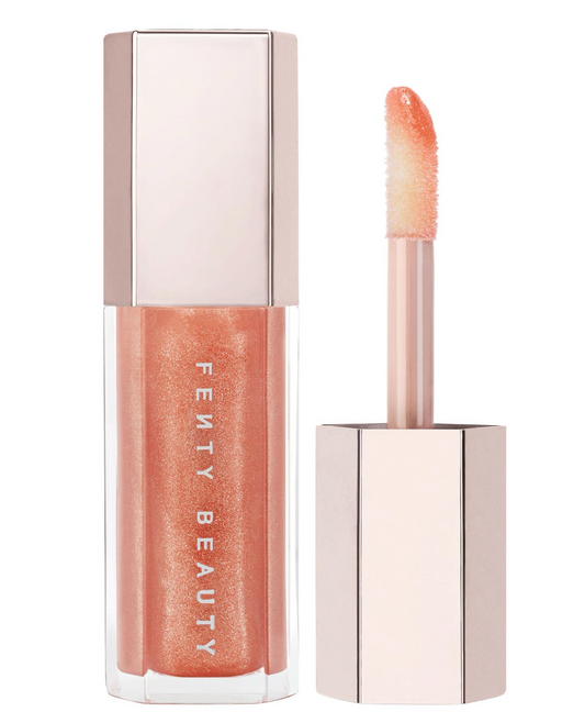 Fenty Beauty - Gloss Bomb Universal Lip Luminizer | Champ Stamp Fantasy - shimmering holographic gold pearl