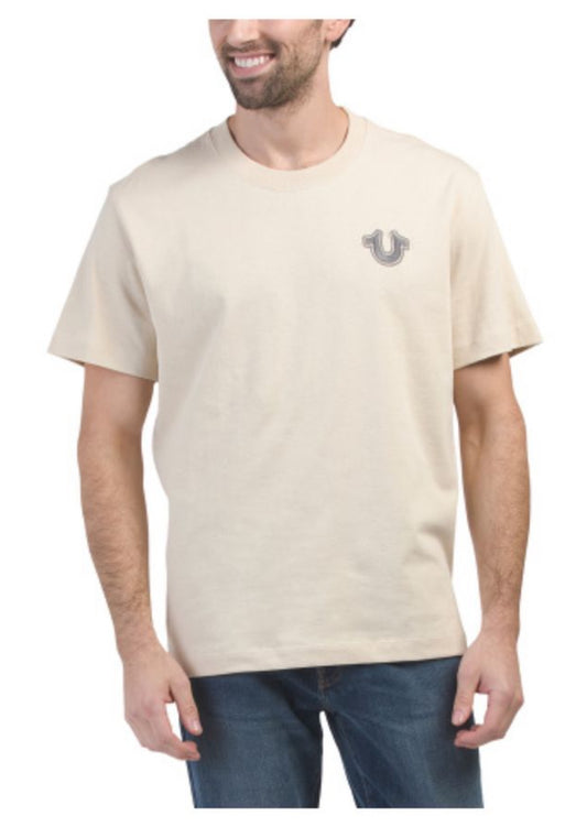 TRUE RELIGION - Heavy Embroidered Logo Tee