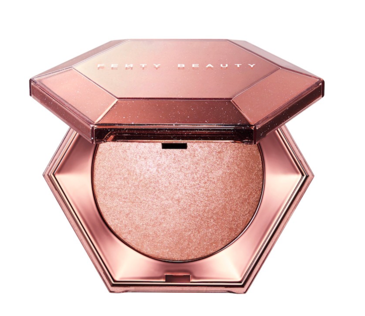 Fenty - Diamond Bomb All-Over Diamond Veil | Rosé Rave - pure pink & gold sparkle
