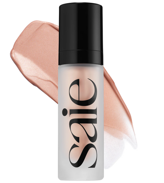 Saie Glowy Super Gel Lightweight Dewy Multipurpose Illuminator | Roseglow - universal rose gold glow