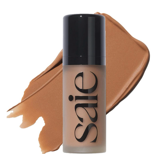 Saie - Dew Bronze Soft-Focus Liquid Bronzer | Sand - fair to light with neutral-warm undertones