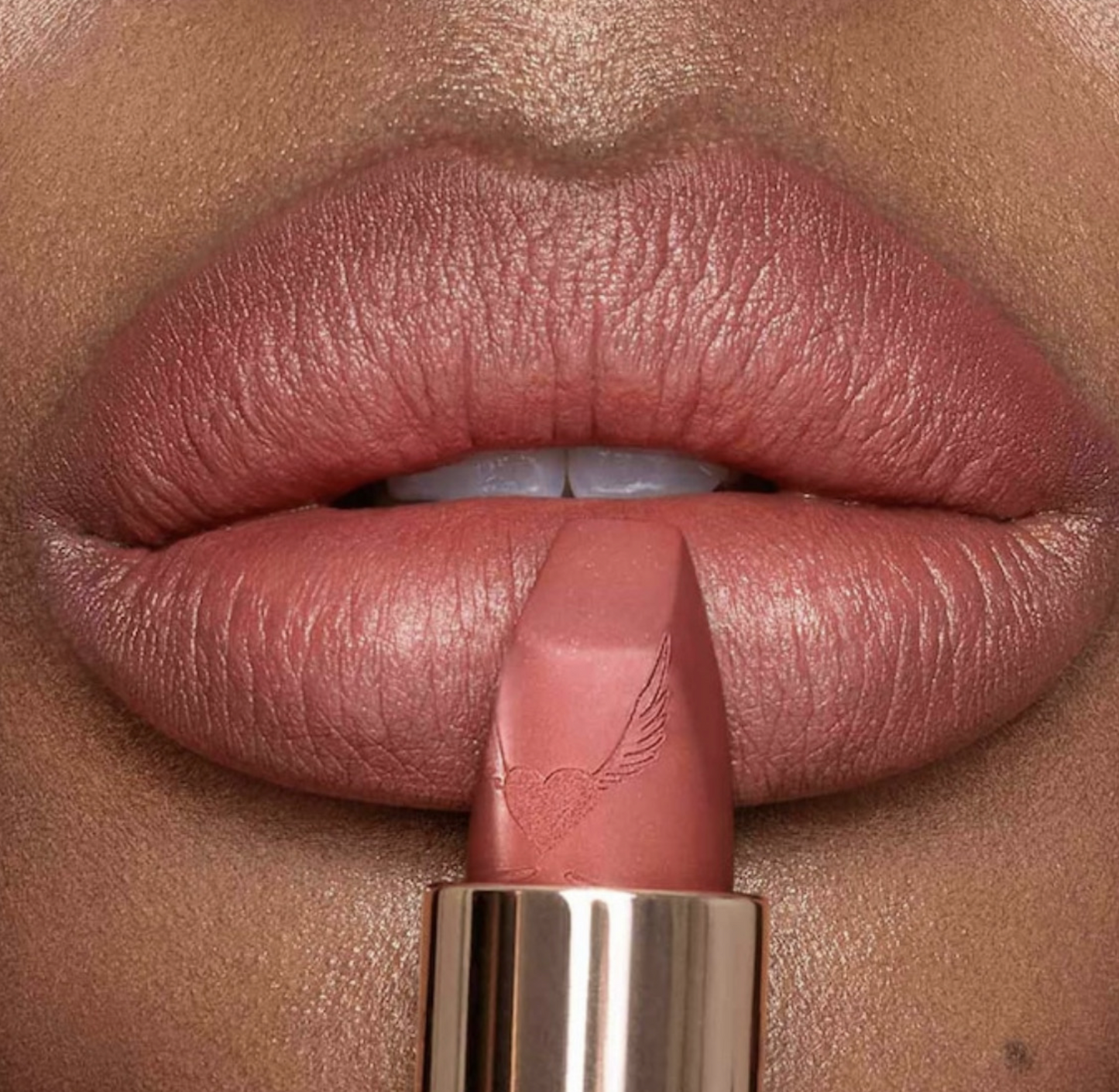 Charlotte Tilbury Matte Revolution Hydrating Lipstick | Mrs. Kisses - golden peach